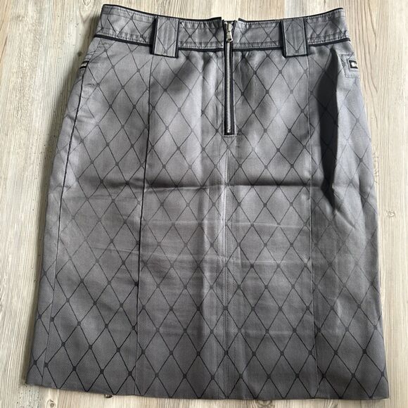 Vintage Marc Jacobs 100% Silk Pencil Skirt with Zippers - Runway 2010 size 8 - Picture 7 of 9